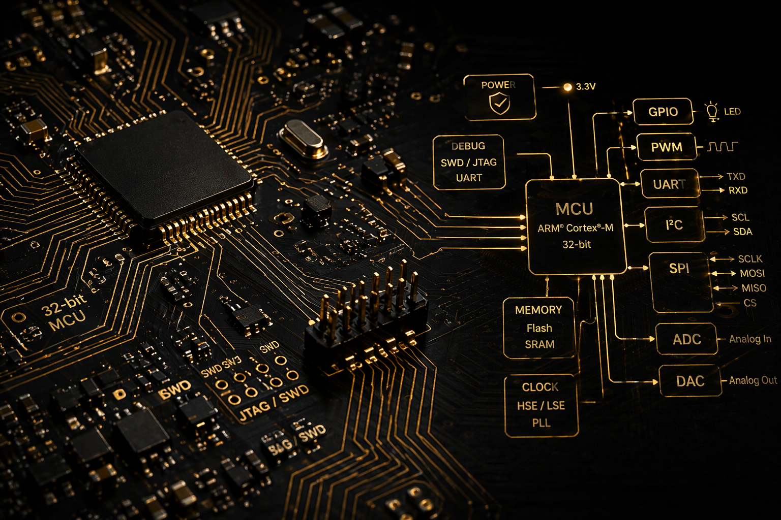 Embedded systems and firmware service visual