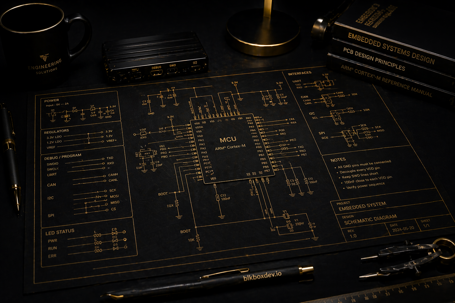 Technical documentation and engineering support visual